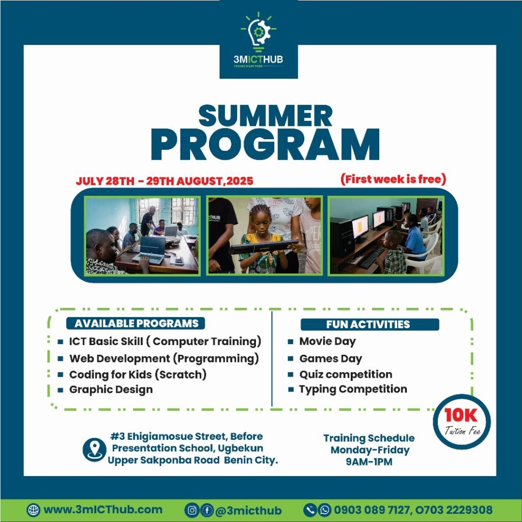 3MICTHub summer program flier 2025